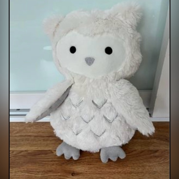 Nursery/Baby Luna White/Gray Celestial Owl -5 Piece Crib Bedding Set - Picture 5 of 5